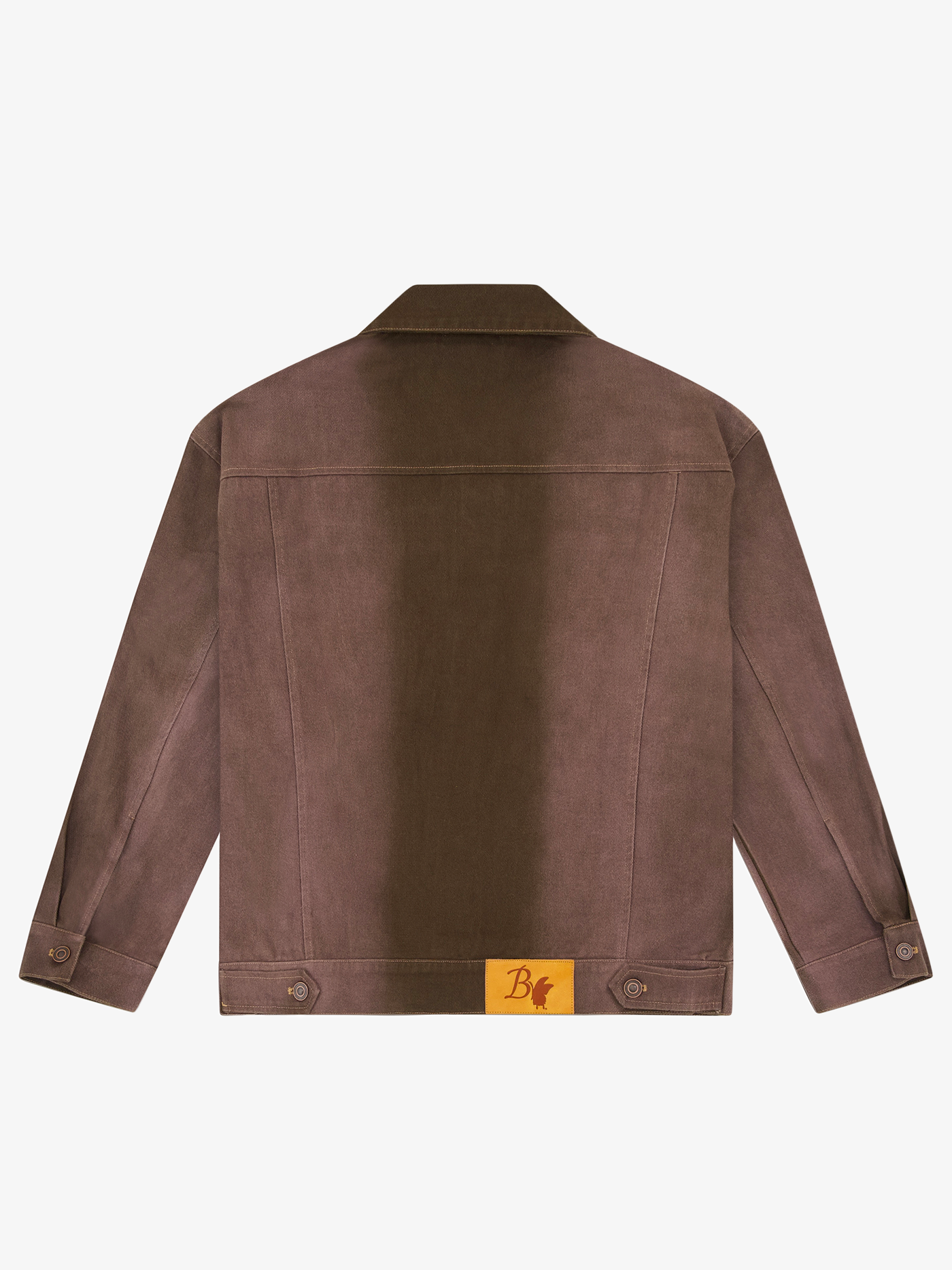 Split Fade Jacket Cropped (Mocha Brown)